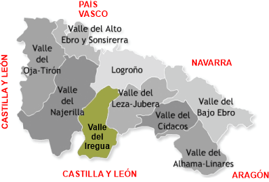 mapa valle Iregua